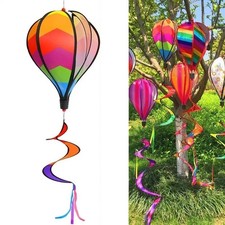 "Rainbow Hot Air Balloon Wind