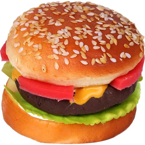 Fake food burger artificial - fake,