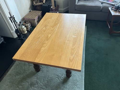 Coffee table large rustic - coffee,