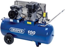 Draper Da100/330 100L 230V 2.2Kw (3Hp) Belt-Driven Air Compressor