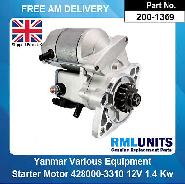 Starter motor for yanmar - starter,