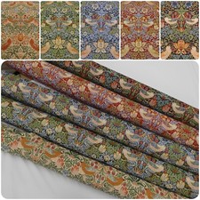 WILLIAM MORRIS STRAWBERRY THIEF TAPESTRY FABRIC Upholstery Cushion Curtain