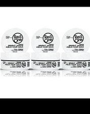 6 X RED ONE AQUA HAIR GEL WAX