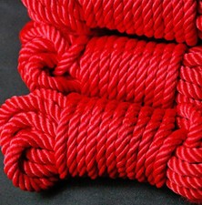 3x10m Bondage Rope Red Shibari