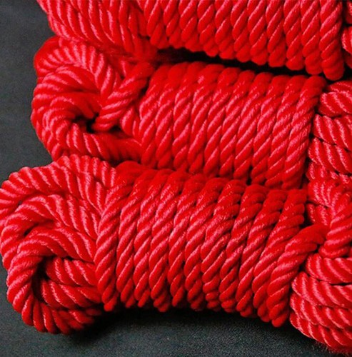3x10m bondage rope red shibari - 3x10m,