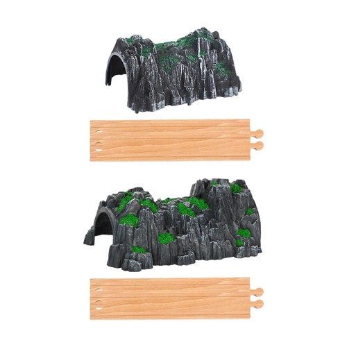 Straight wooden tracks - wooden,