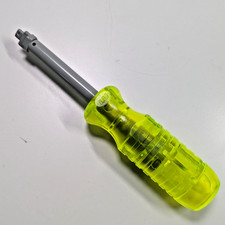 LEGO DUPLO TOOLO - Vintage Screwdriver Tool - Trans Neon Green (part dt001c01)