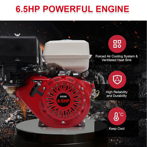Stroke 5hp 196cc petrol - 4-stroke,