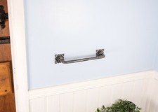 towel rail, cast iron, vintage