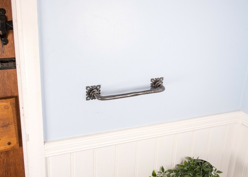 Towel rail cast iron - iron,, vintage