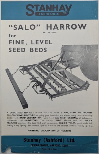 Original stanhay salo harrow - original,