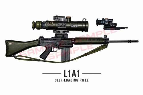 British army banner l1a1 - british, banner,