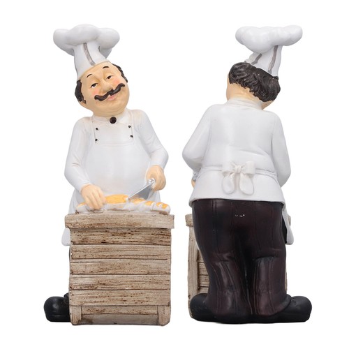 Resin chef ornament - resin,