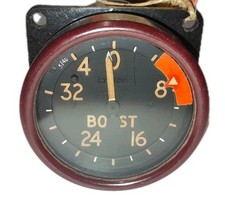 RAF Hawker Tempest Boost Gauge