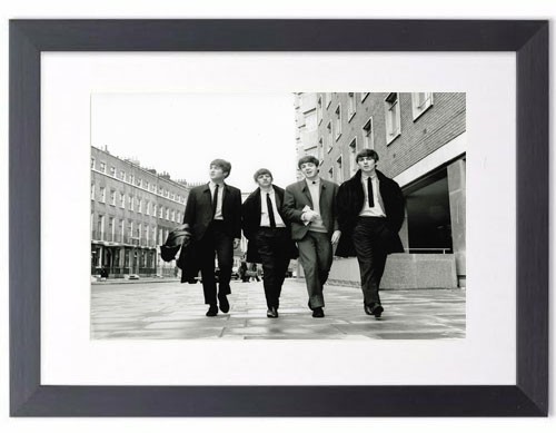 Black framed beatles - in, london