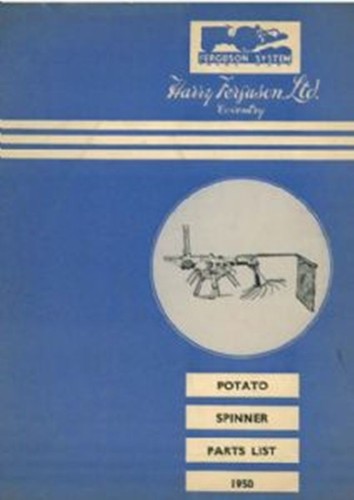 Ferguson potato spinner parts - ferguson,