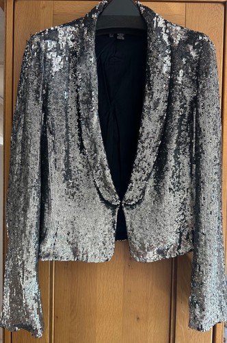 Zara silver sequin - , in