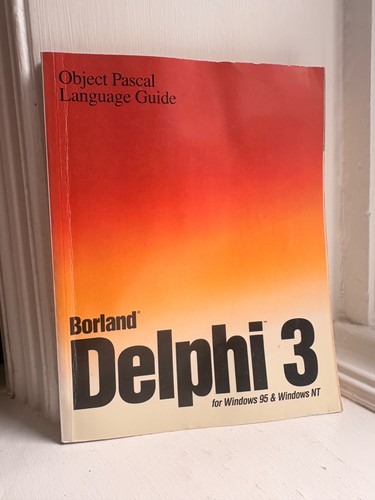 Vintage 1997 borland delphi - 1997,