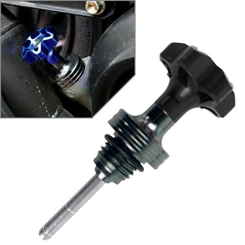 Black oil lever dip stick - black,
