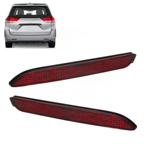 Rear bumper reflector side - rear,