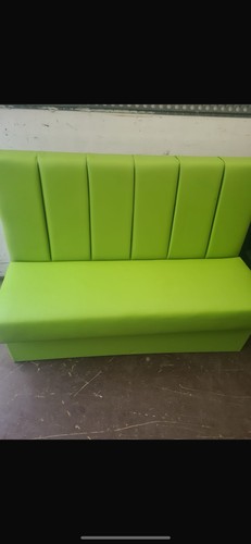 Green upholstered restaurant - upholstered,