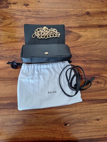 Reiss alma leather - leather, chain