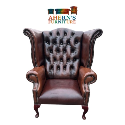 Antique brown leather - brown,