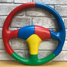 Genuine Momo D&W 350mm leather steering wheel. Special edition Harlequin 1995 8D