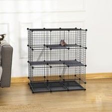 Large Metal 3 Level Pet Cage