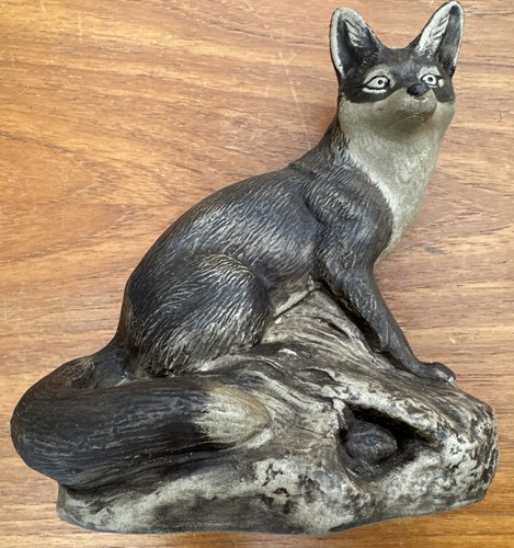 Poole pottery stoneware fox - poole,
