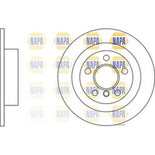 2x Brake Discs Solid For Mini Cooper D ALL4 Countryman F60 Cooper D ALL4 Rear