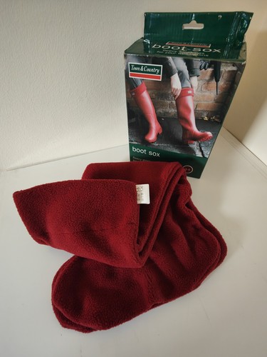 Red town and country boot - and,