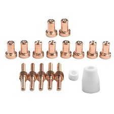 17PCS Consumables Kit for PT31 Plasma Cutter Nozzle Electrode for CUT40