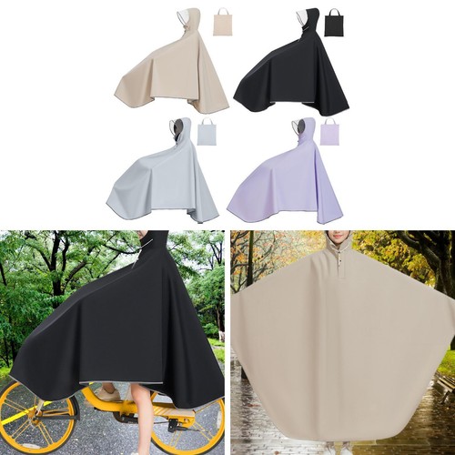 Hooded bicycle rain protection - hooded,
