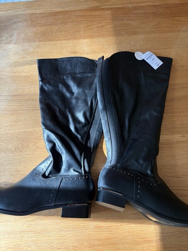 Nwt yours black faux leather - yours,