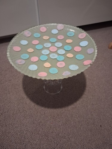 Handcrafted cake stand - cake,