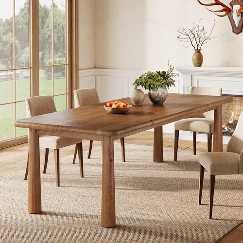 Inch solid wood dining - 63-inch,