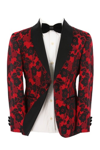 Boys floral print tuxedo - floral, suit