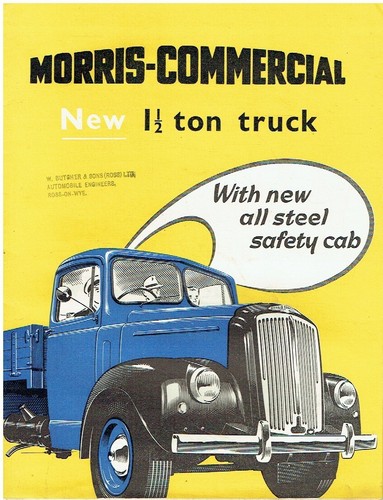Morris commercial ton - morris, 1.5-ton