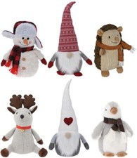 Christmas Door Stop Stopper Filled Heavy Novelty Animal Xmas Decoration Doorstop