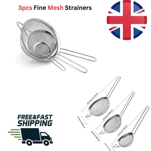 3pcs mesh sieve tea - sieve, strainer