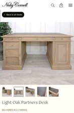 Light Oak Partners Desk Nicky