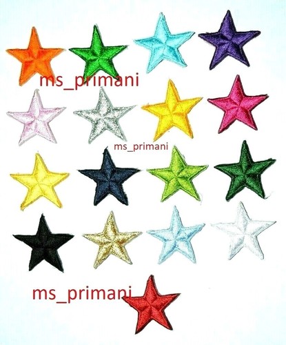 Embroidered stars patches star - embroidered,