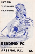 Reading v Arsenal. Season