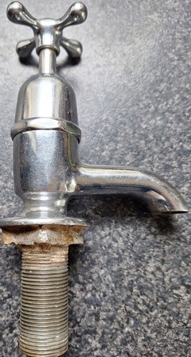 Vintage chrome cold - cold, tap