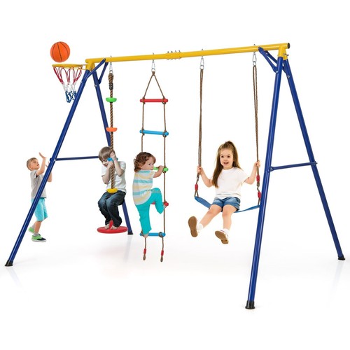 Kids swing set outdoor - swing,