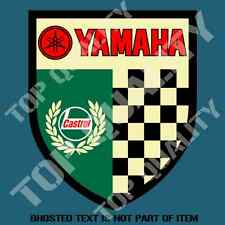 VINTAGE CASTROL YAMAHA DECAL STICKER MOTORBIKE SUIT MOTORCYCLE DECALS STICKERS