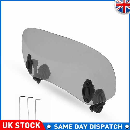 Motorcycle clip windshield - on,