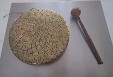 Vintage Brass Dinner Gong With