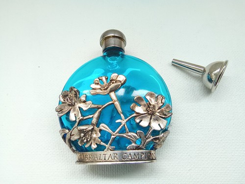 Miniature pewter and blue - pewter,
